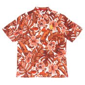 USC Trojans Men's Cardinal SC Interlock Floral Lush Camp Silk Shirt